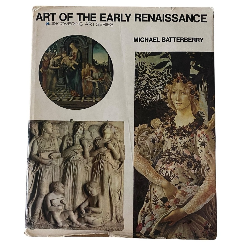 VTG CoffeeTable book Art of the early Renaissance Michael Batterberry hardcover